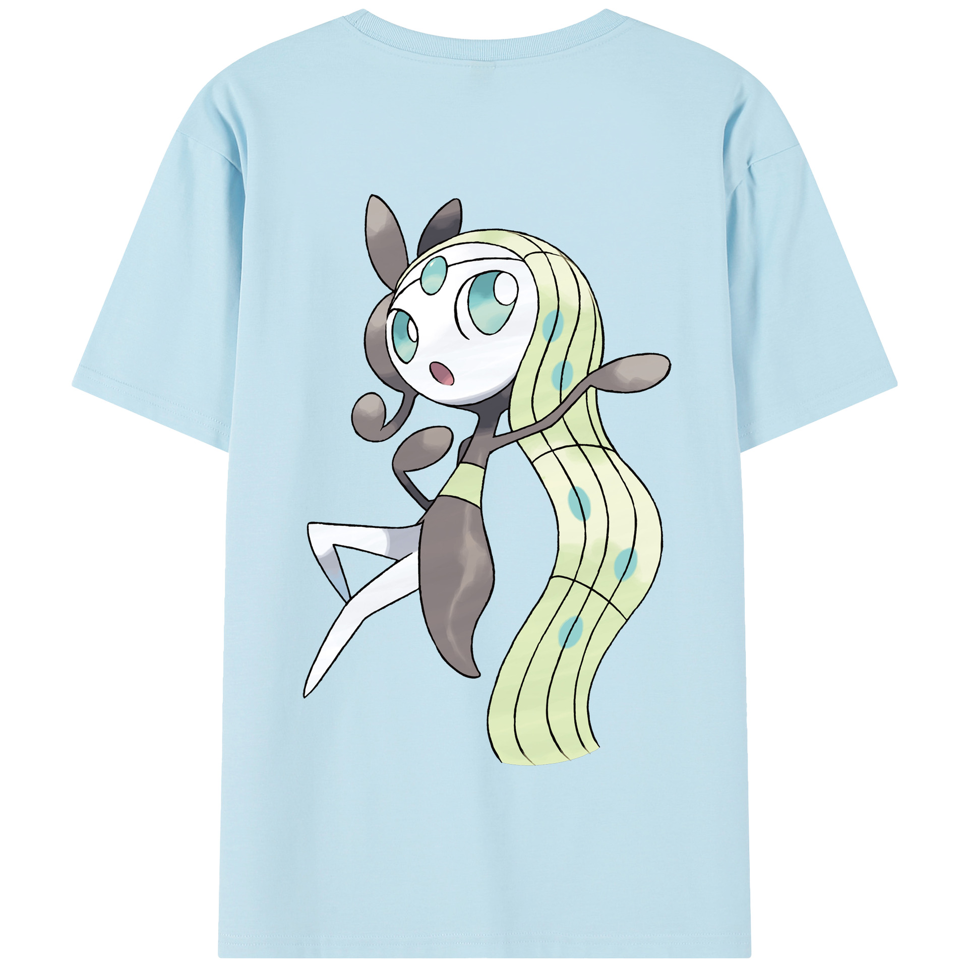 （画像用） ポケットモンスター Pokémon 綿100％半袖Tシャツ（背面プリント）